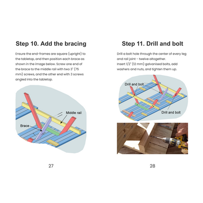 Build Your Own Ten-Seater PIcnic Table