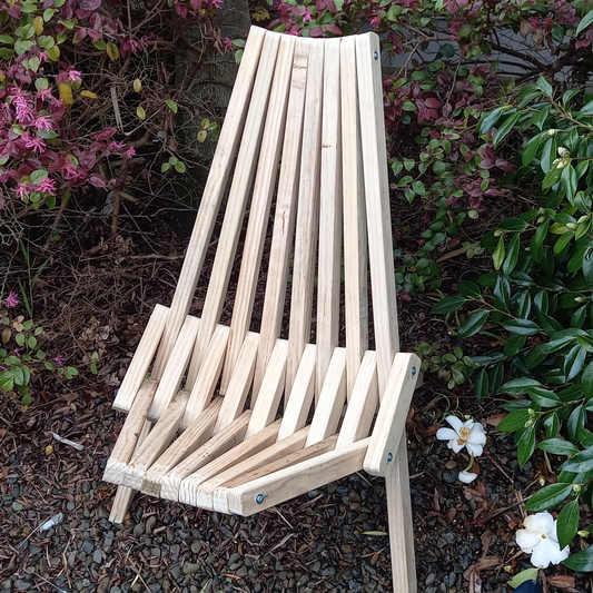 DIY plans to build a folding stick (Camoda) chair
